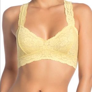 Free People Galloon Racerback Bralette in Yellow